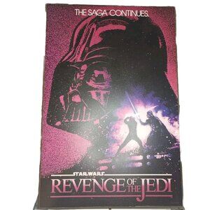RARE - Star Wars: Episode VI - Revenge Of The Jedi - Wooden Plaque/ Movie Poster